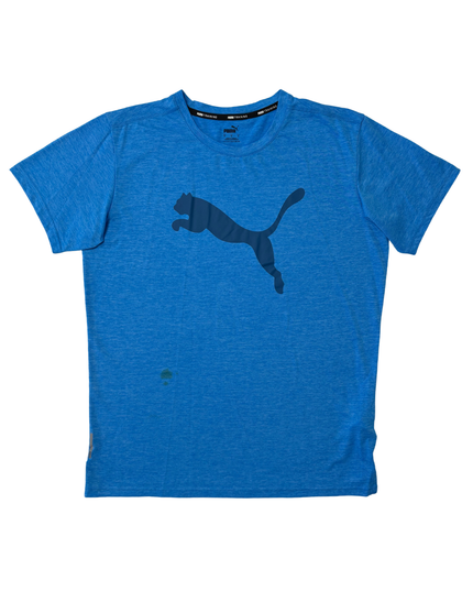 Puma Training Blue Heather Performance T-Shirt