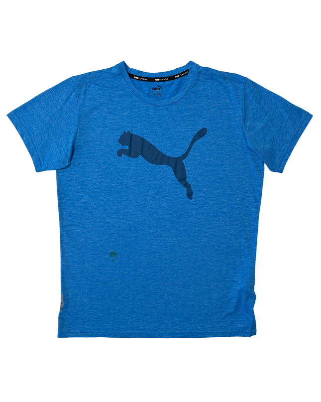 Puma Training Blue Heather Performance T-Shirt