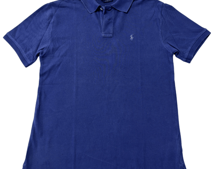 Ralph Lauren Classic Fit Royal Blue Pique Polo Shirt