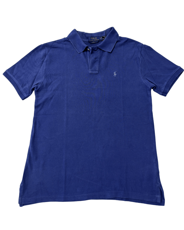 Ralph Lauren Classic Fit Royal Blue Pique Polo Shirt