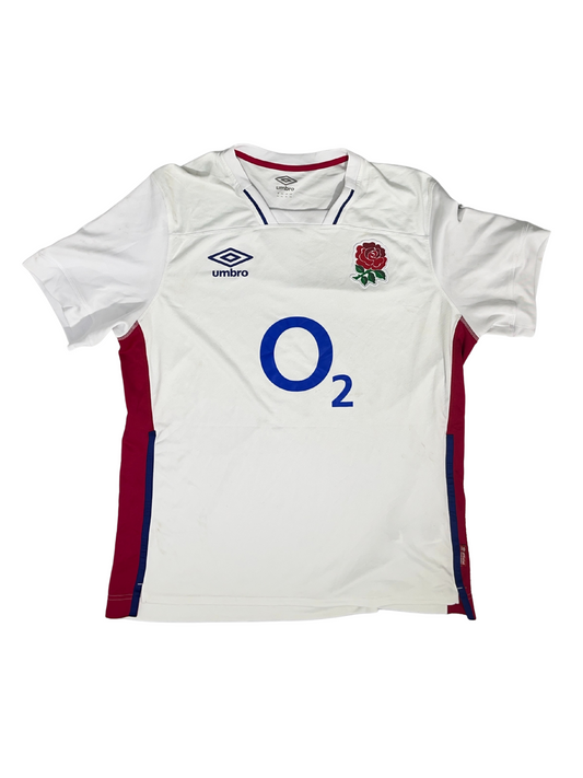 England Rugby Home Jersey – O2 Sponsor – Modern Fit - XL