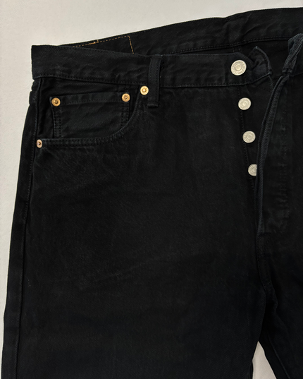 Levi’s 501 Black Button Fly Denim Jeans - XL | Waist: 36"