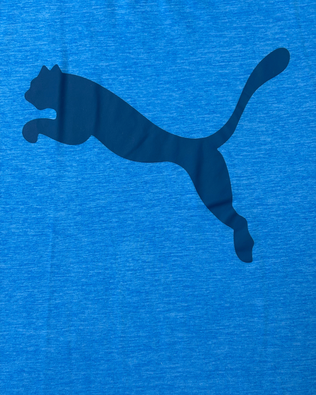 Puma Training Blue Heather Performance T-Shirt