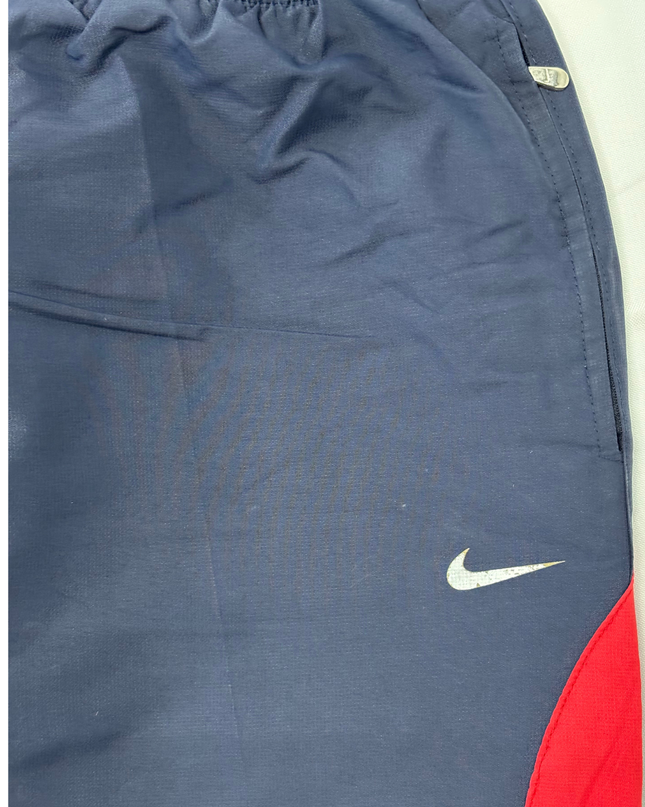 NikeFit Navy Blue & Red Panel Track Pants
