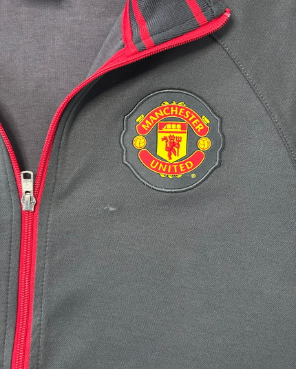 Nike Manchester United Red & Charcoal Full-Zip Track Jacket