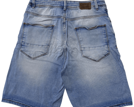 Pull&Bear Light Blue Jogger-Style Denim Shorts