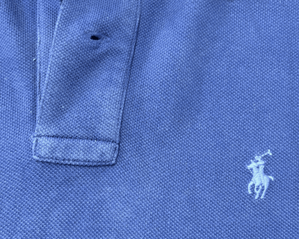 Ralph Lauren Classic Fit Royal Blue Pique Polo Shirt