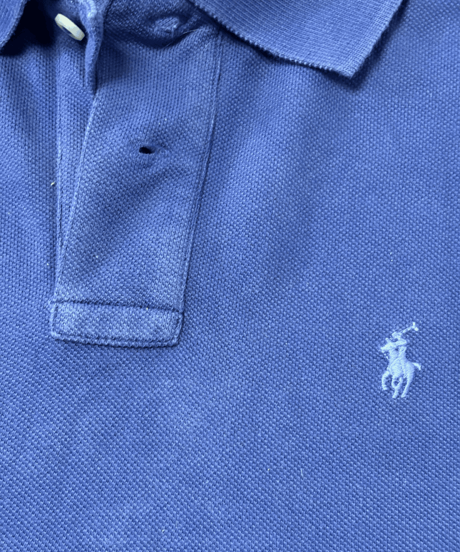 Ralph Lauren Classic Fit Royal Blue Pique Polo Shirt