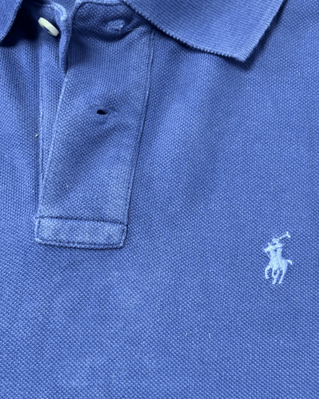 Ralph Lauren Classic Fit Royal Blue Pique Polo Shirt