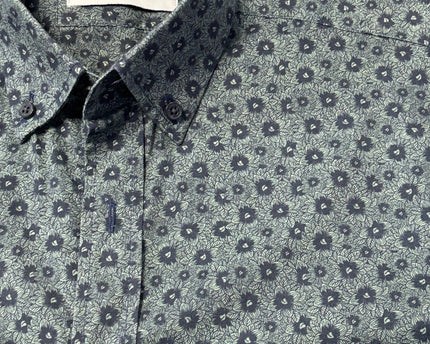 Lacoste Green Floral Slim Fit Shirt