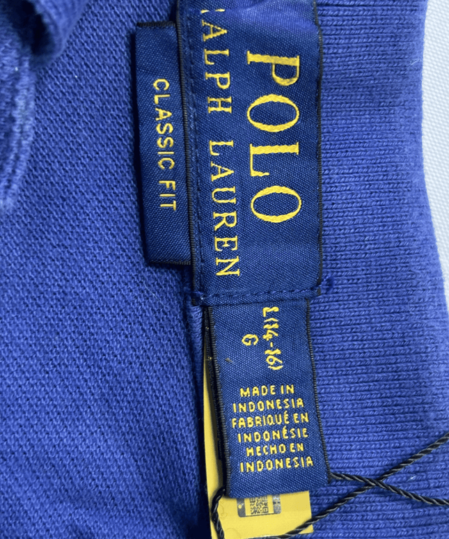 Ralph Lauren Classic Fit Royal Blue Pique Polo Shirt