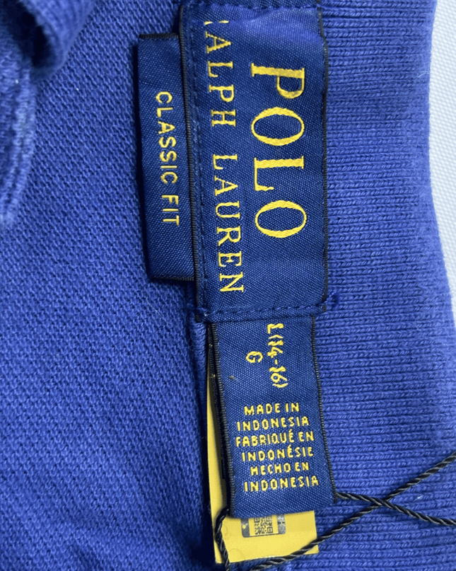 Ralph Lauren Classic Fit Royal Blue Pique Polo Shirt