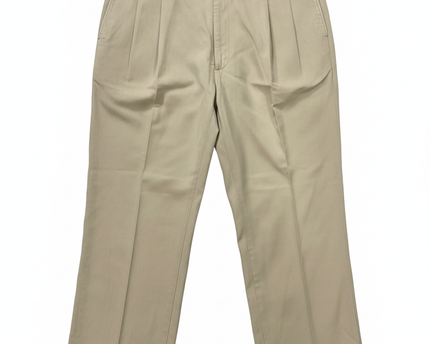 Ralph Lauren Beige Pleated Chino Pants