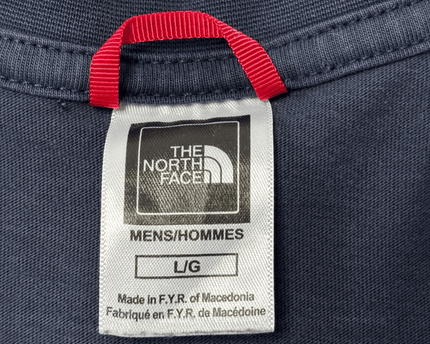 The North Face Navy Red Logo T-Shirt