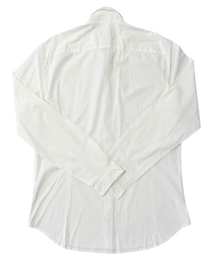 Diesel 1978 Embroidered White Button-Up Shirt