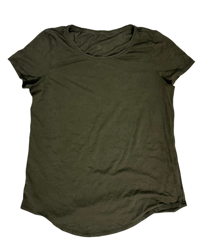 Lululemon Love Crew T-Shirt Green - L