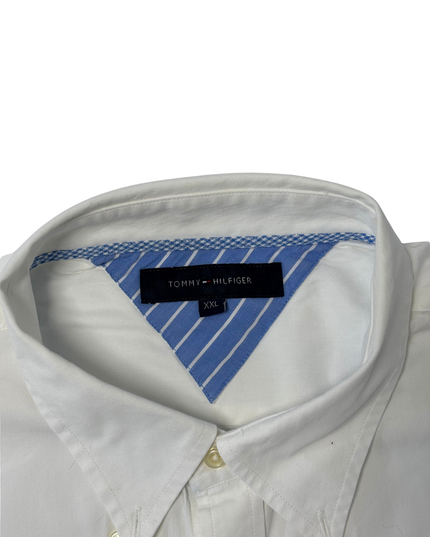 Tommy Hilfiger Classic White Button-Down Dress Shirt - XXL