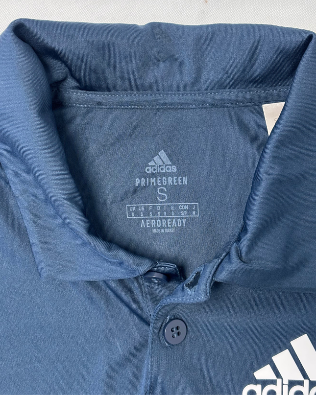 Adidas Primegreen AEROREADY Navy Blue Performance Polo Shirt