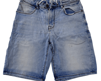 Pull&Bear Light Blue Jogger-Style Denim Shorts