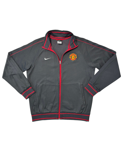 Nike Manchester United Red & Charcoal Full-Zip Track Jacket