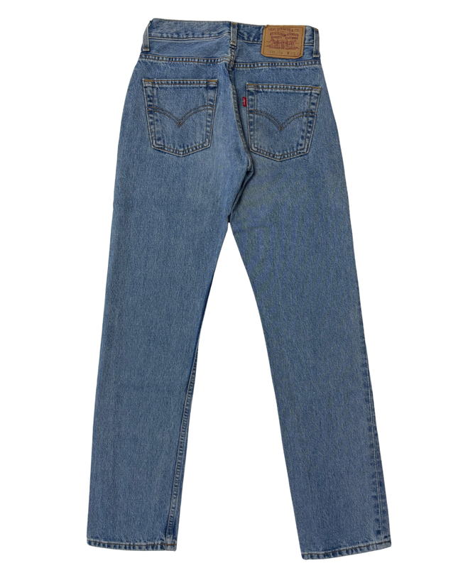 Levi’s 535 Light Blue Vintage Tapered Fit Denim Jeans  - S | Waist: 27"
