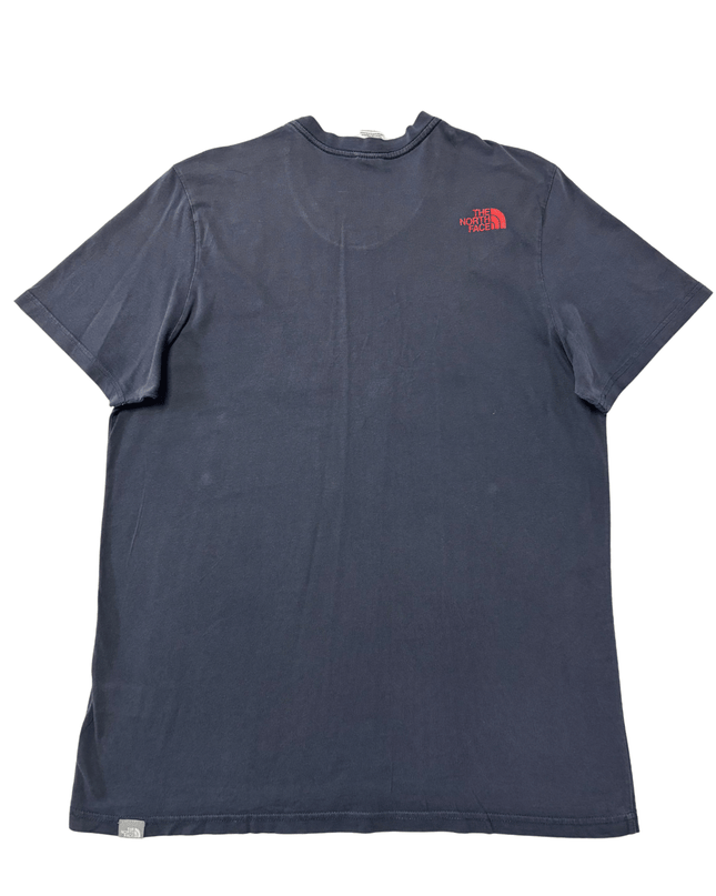 The North Face Navy Red Logo T-Shirt