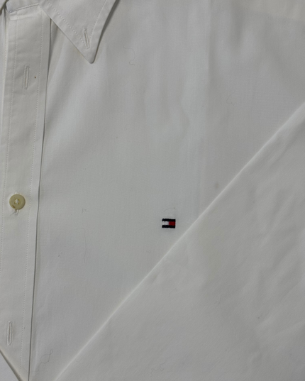 Tommy Hilfiger Classic White Button-Down Dress Shirt - XXL