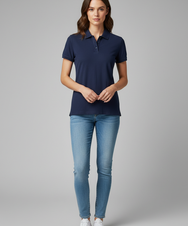 Aeropostale Navy Blue Short Sleeve Polo Shirt