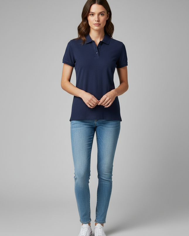 Aeropostale Navy Blue Short Sleeve Polo Shirt