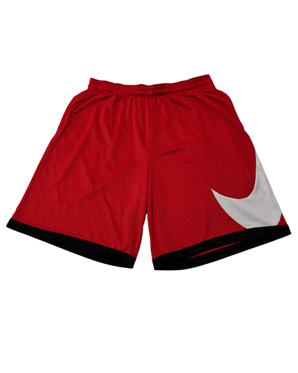 Nike Dri-Fit Big Swoosh Red Basketball Shorts