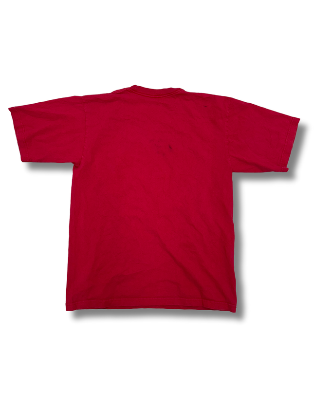 SouthPole Vintage Y2K Puff Logo Spell-out Red T-Shirt - M
