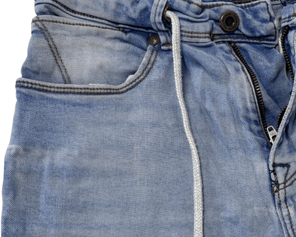 Pull&Bear Light Blue Jogger-Style Denim Shorts