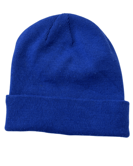 Nike Cuffed Classic Swoosh Logo Royal Blue Beanie