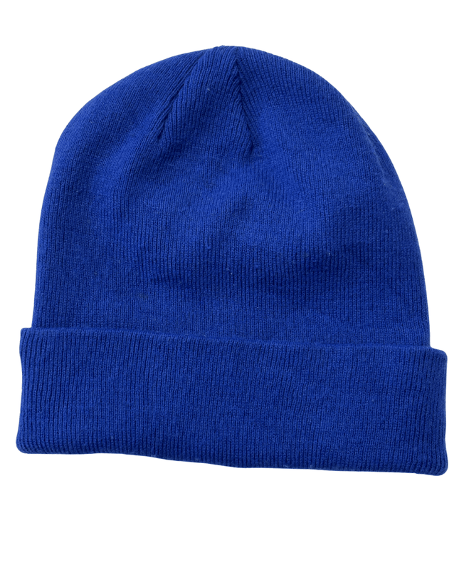 Nike Cuffed Classic Swoosh Logo Royal Blue Beanie