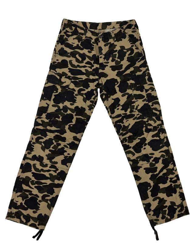 Carhartt WIP Camo Ripstop Desert Jungle Print Regular Cargo Pants - S | Waist: 30"