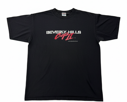 Oneita Black Beverly Hills Cop II Vintage Graphic Tee
