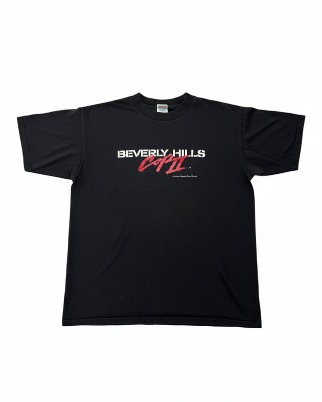 Oneita Black Beverly Hills Cop II Vintage Graphic Tee