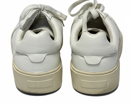 DOOA White Platform Leather Sneakers