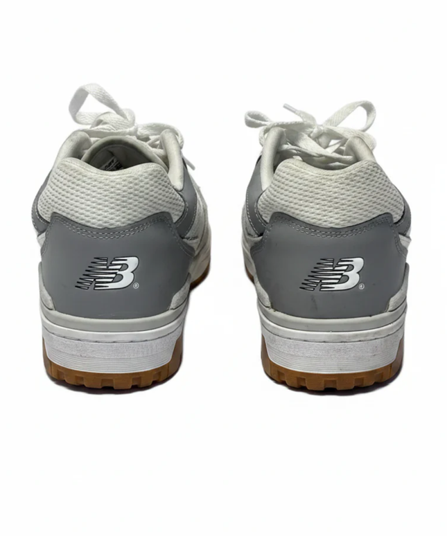 New Balance 550 White/Grey Gum Sole Sneakers