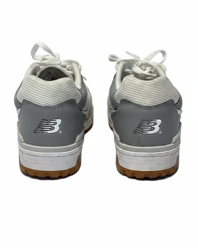 New Balance 550 White/Grey Gum Sole Sneakers