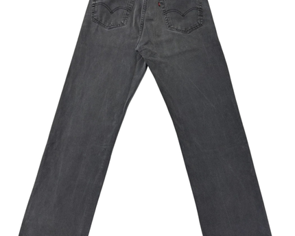 Levi's 501 Grey Textured Straight Leg Jeans