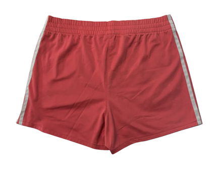 Adidas Pink 3-Stripe Athletic Shorts