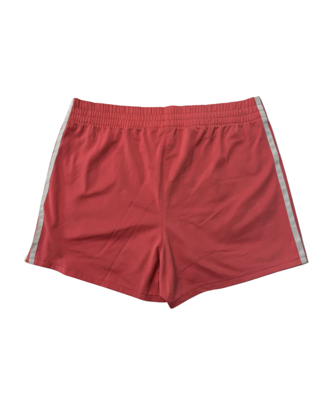 Adidas Pink 3-Stripe Athletic Shorts