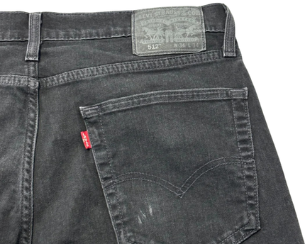 Levi's 512 Slim Taper Black Jeans