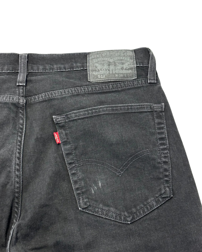Levi's 512 Slim Taper Black Jeans