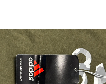Adidas Olive Camo Logo T-Shirt W/Tags