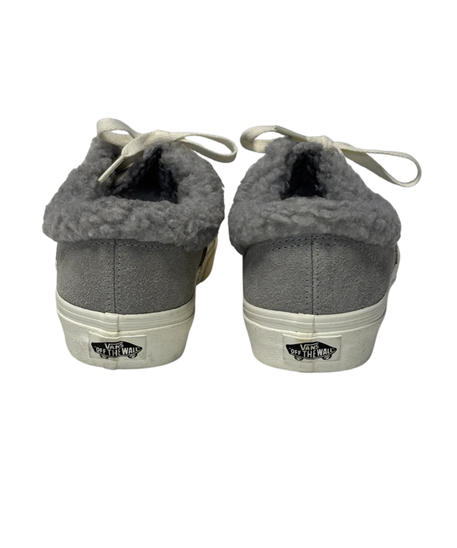 Vans Grey Sherpa-Lined Suede Sneakers
