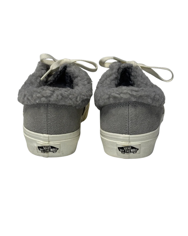 Vans Grey Sherpa-Lined Suede Sneakers