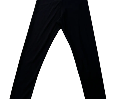 Jason Wu Black Ribbed High-Waisted Leggings