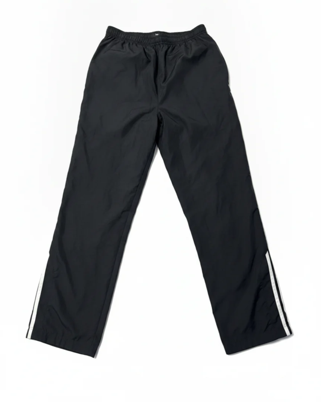 Adidas Black Straight Leg Vintage Track Pants